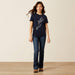 Ariat Youth Hay Girl T-Shirt Navy