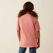 Ariat Youth Farm Scene Short Sleeved Tshirt Rose