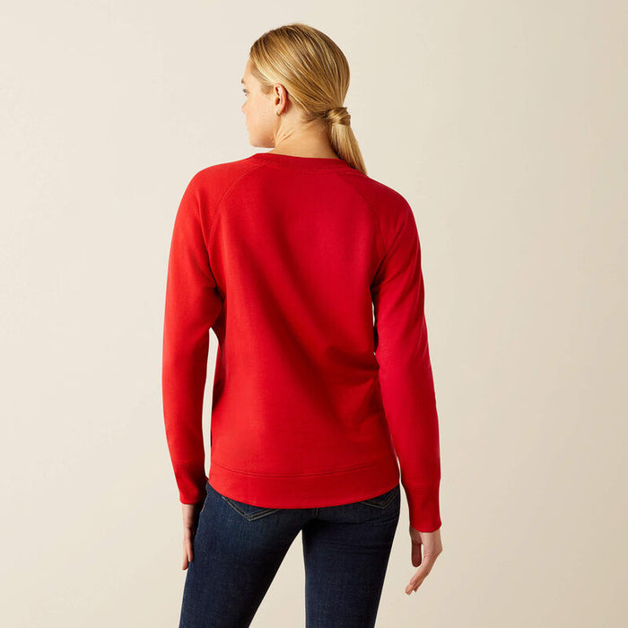 Ariat Benicia Womens SweatShirt Red

