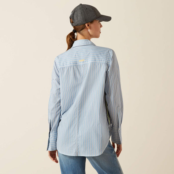 Ariat Women's Wolseley Long Sleeved Shirt Blue Stripe