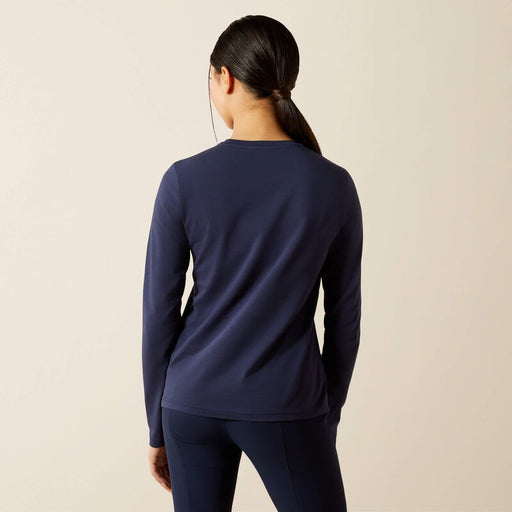 Ariat Youth Liberty Jump Long Sleeved TShirt Navy