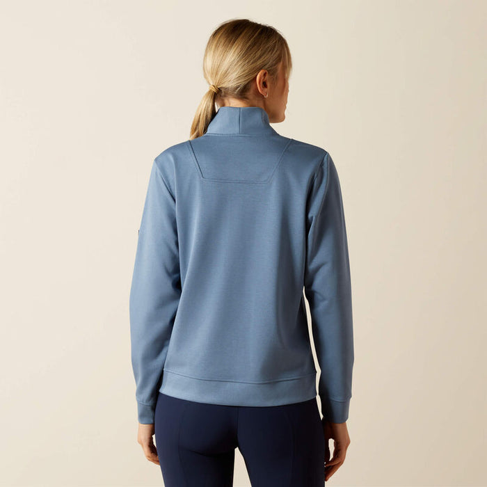 Ariat Women's Montadale 1/2 Zip Sweatshirt China Blue
