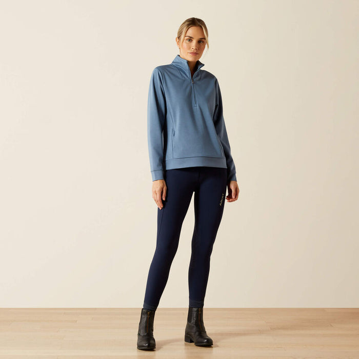 Ariat Women's Montadale 1/2 Zip Sweatshirt China Blue
