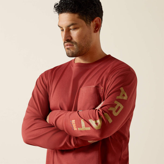 Ariat Workman Rebar Long Sleeved T-Shirt Russet