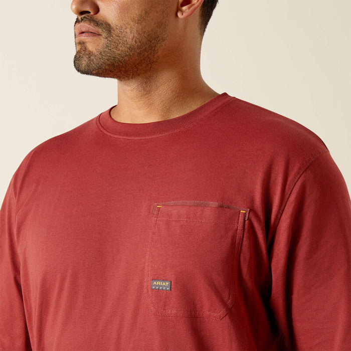 Ariat Workman Rebar Long Sleeved T-Shirt Russet