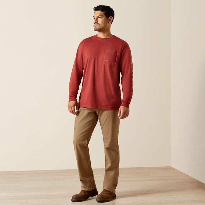 Ariat Workman Rebar Long Sleeved T-Shirt Russet