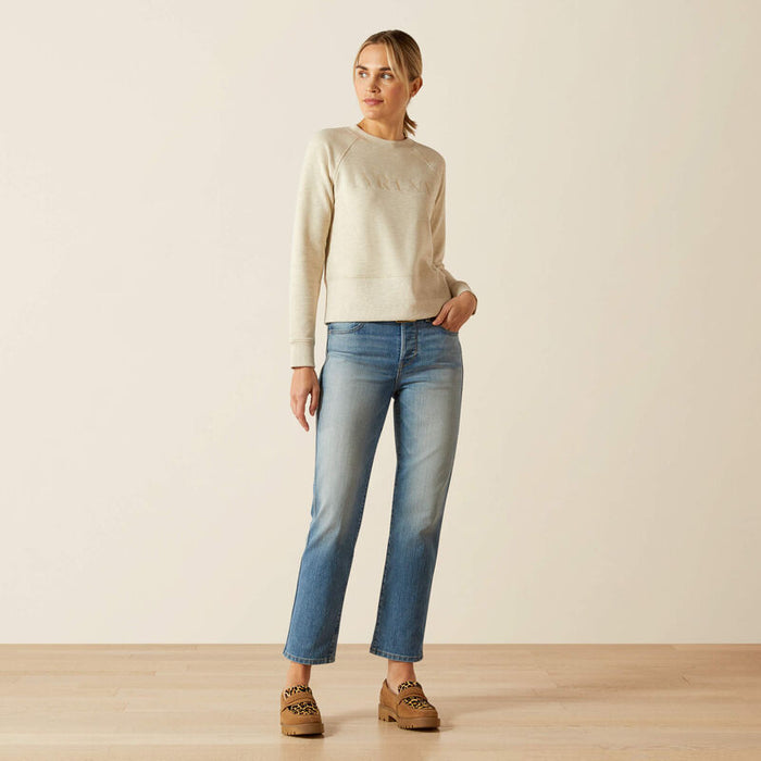 Ariat Women's Martine Sweatshirt Pelican Heather