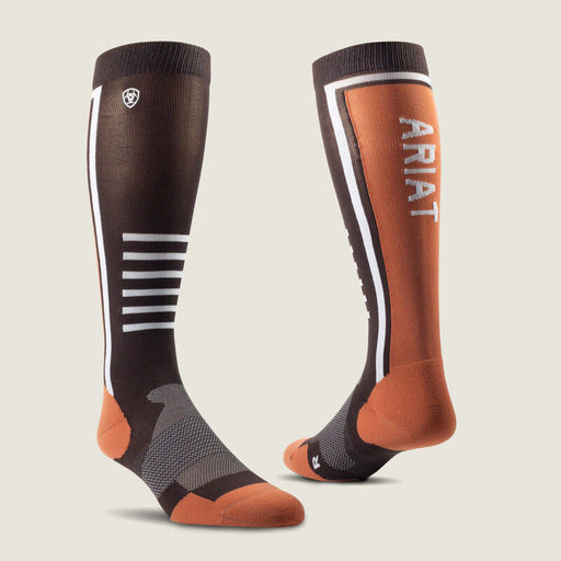 AriatTEK Perferformance Slimline Socks Brown
