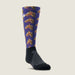 AriatTEK Youth Navy Horse Slimline Socks
