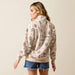 Ariat Sapphire 1/2 Zip Sweatshirt Oatmeal Heather