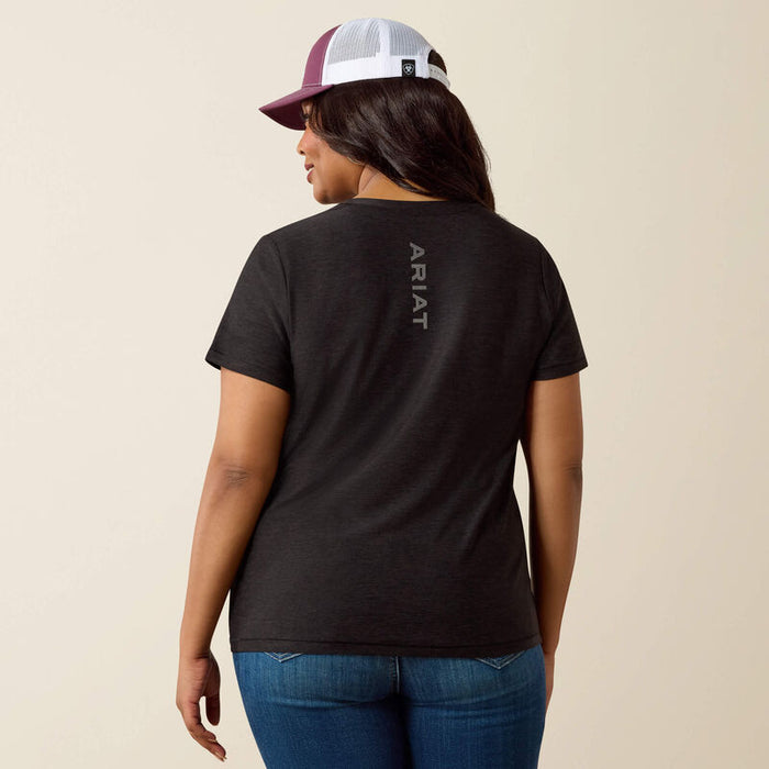 Ariat Women's Laguna Logo Short Sleeved Shirt Black