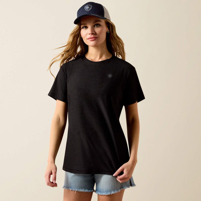 Ariat Women's Laguna Logo Short Sleeved Shirt Black