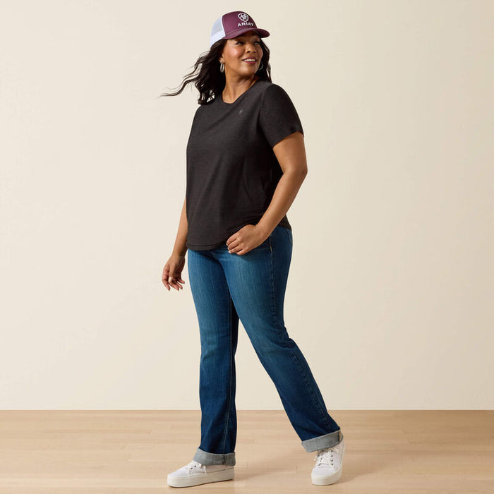 Ariat Women's Laguna Logo Short Sleeved Shirt Black