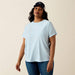 Ariat Women's Laguna Logo Short Sleeved Shirt Nantucket Breeze