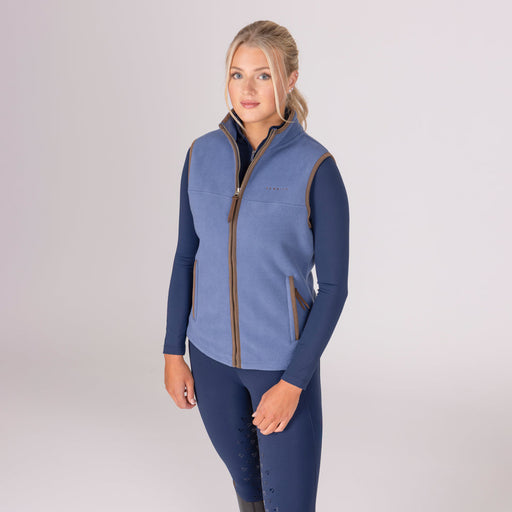 Aubrion Equestrian Fleece Gilet Blue