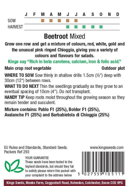 Kings Seeds Beetroot Mixed Seeds