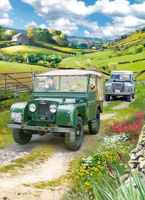Country Cards  Classic Landrovers Card