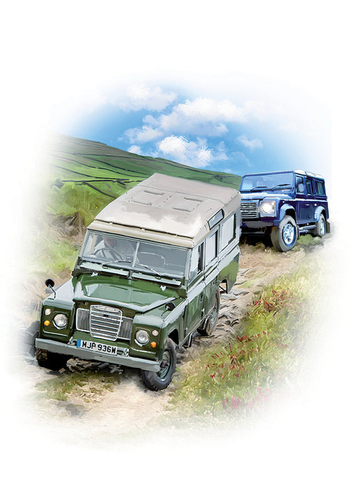 Country Cards  Landrovers Card