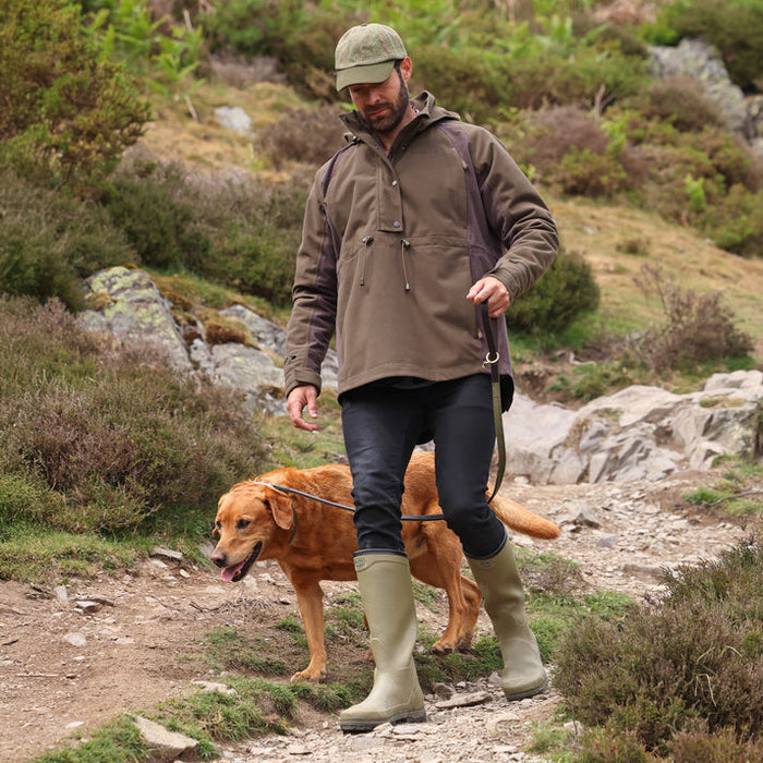 Heritage 1/4 Zip Jacket Dark Olive
