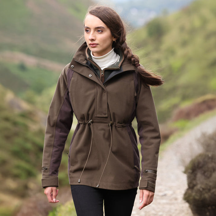 Heritage 1/4 Zip Jacket Dark Olive
