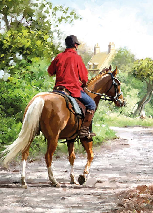 Country Cards Horse Rider Card.