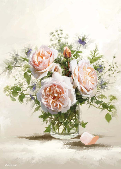 Country Cards Old Roses Card