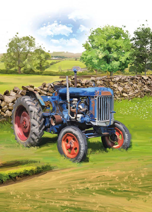 Country Cards Rustic Tractor Card