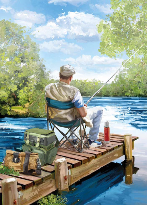 Country Cards Fisherman Card