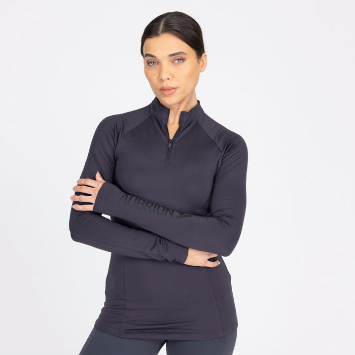 Aubrion Equestrian React Winter Base Layer Charcoal