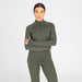 Aubrion Equestrian React Winter Base Layer Khaki