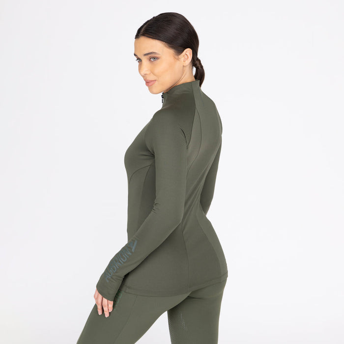 Aubrion Equestrian React Winter Base Layer Khaki
