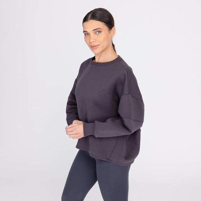 Aubrion Equestrian React Sweatshirt Charcoal