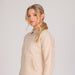 Aubrion Equestrian Quarter Zip Sweater Oat