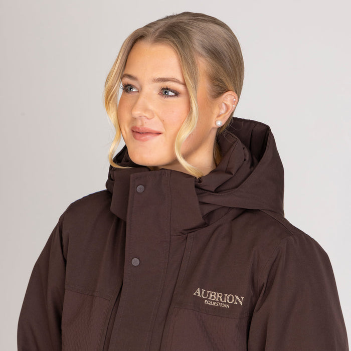 Aubrion Equestrian Winter Coat Expresso