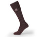 Aubrion Equestrian Knit Boot Socks Espresso