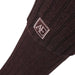 Aubrion Equestrian Knit Boot Socks Espresso