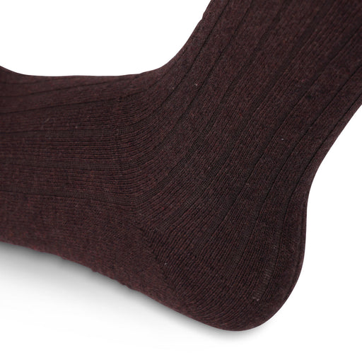 Aubrion Equestrian Knit Boot Socks Espresso