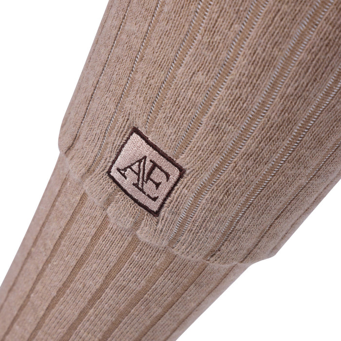 Aubrion Equestrian Knit Boot Socks Oat