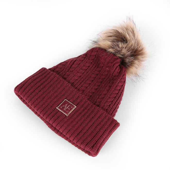 Aubrion Equestrian Knit Hat Port