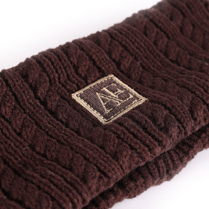 Aubrion Equestrian Knit Headband Espresso