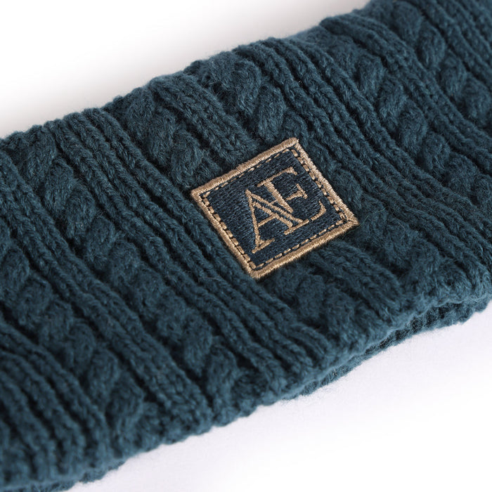 Aubrion Equestrian Knit Headband Estate Blue