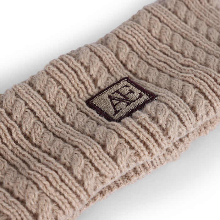 Aubrion Equestrian Knit Headband Oat