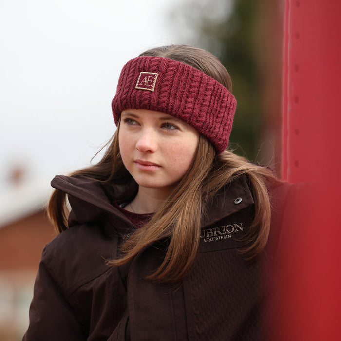 Aubrion Equestrian Knit Headband Port