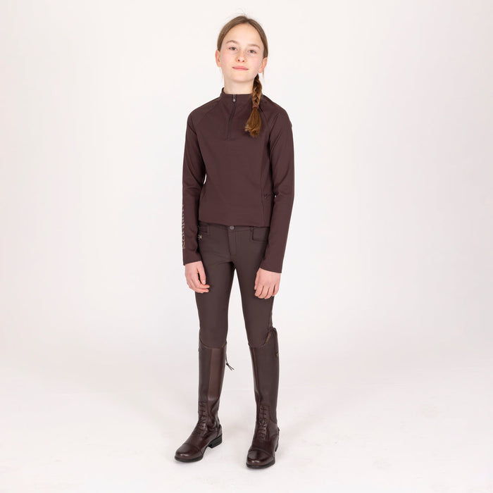 Aubrion Equestrian Young Rider Breeches Espresso
