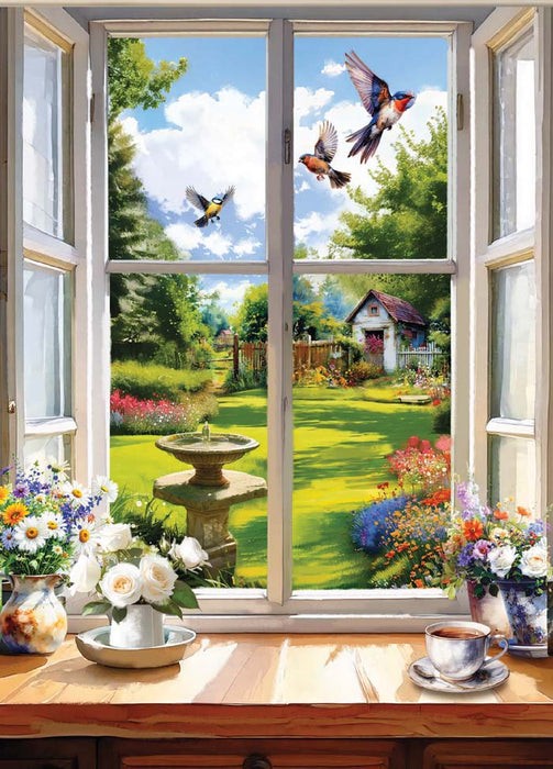 Country Cards Window View Card