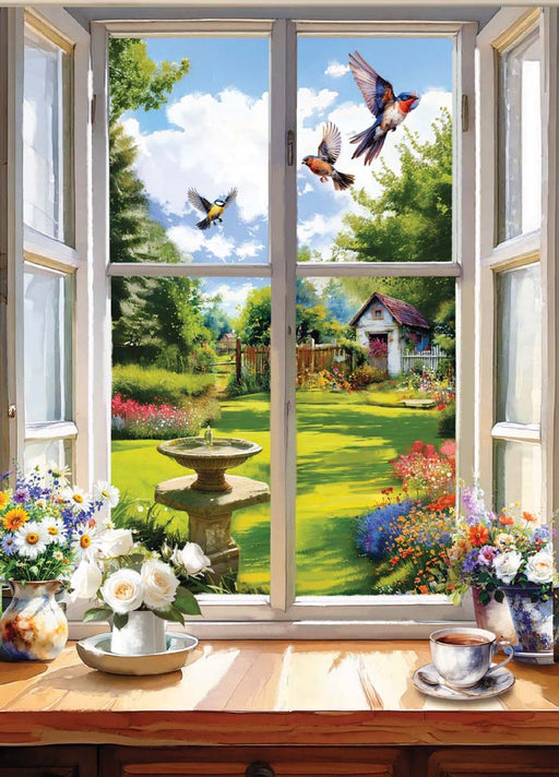 Country Cards Window View Card
