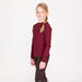 Aubrion Equestrian Ribbed Young Rider Long Sleeved Top Port