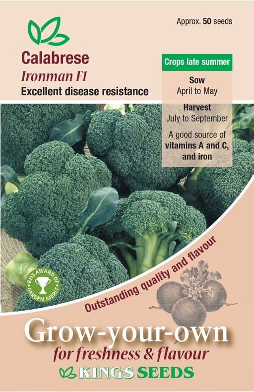 Kings Seeds Calabrese Ironman F1 RHS AGM Seeds