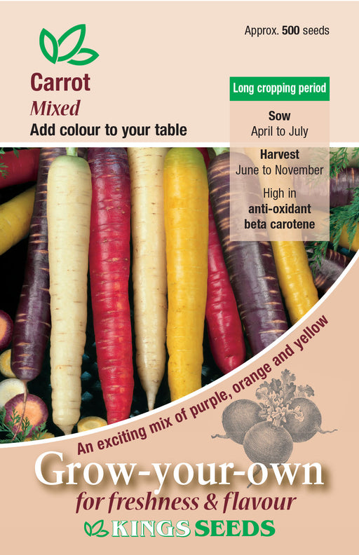 Kings Seeds Carrot Mixed Seeds