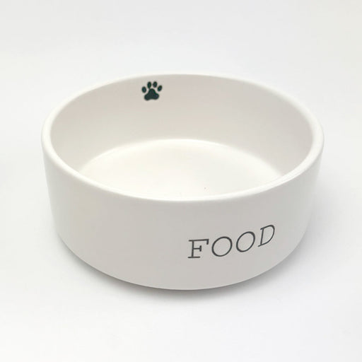 Paw Print Food Pet Bowl 13cm